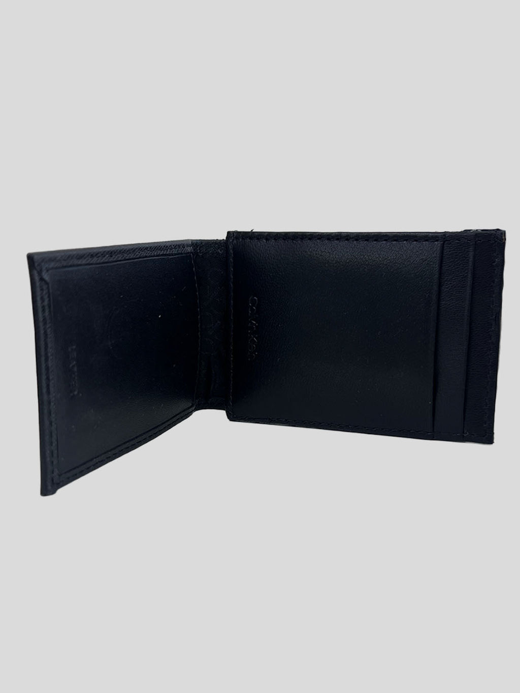 Tarjetero Calvin Klein  eco cuero BoxLogo ‘Negro’