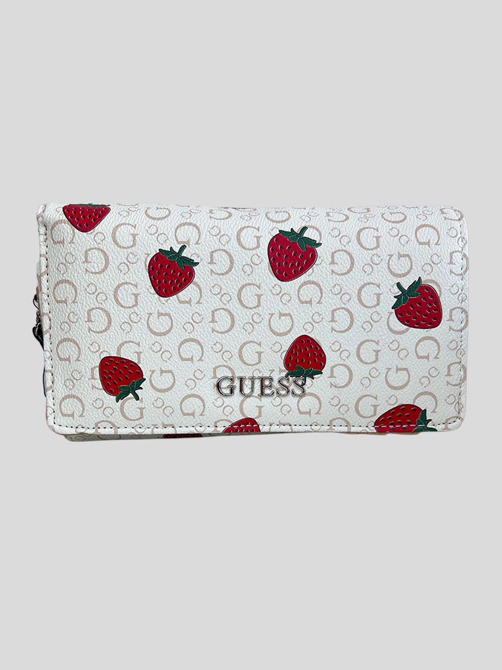Porta documentos Guess Fresas ‘Beige claro’