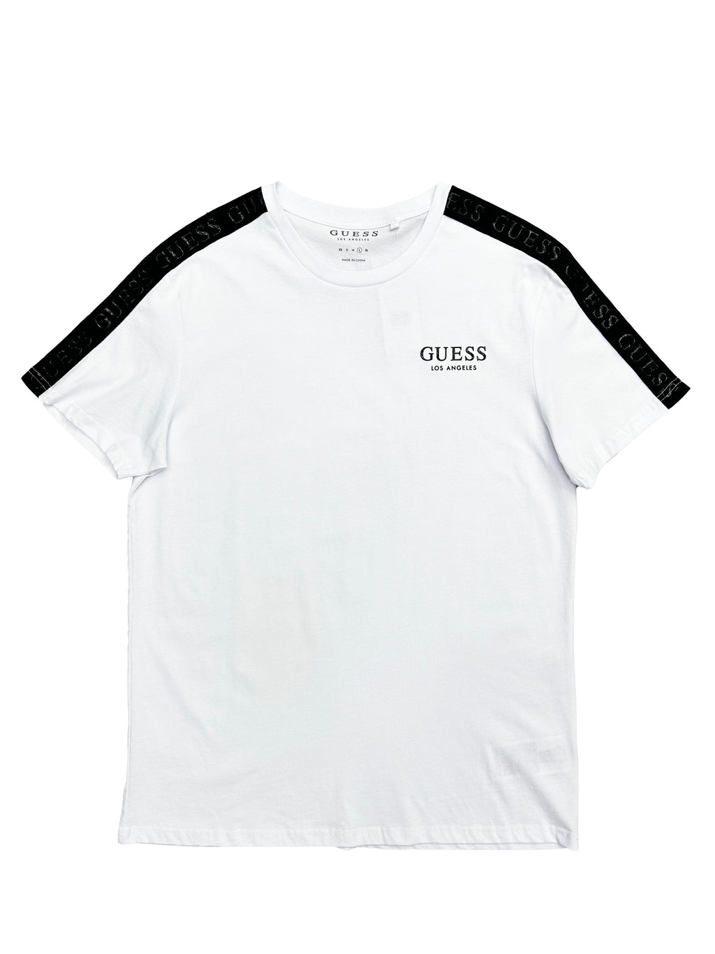 Polera Guess L.A Logo hombro Engom 'Blanca'