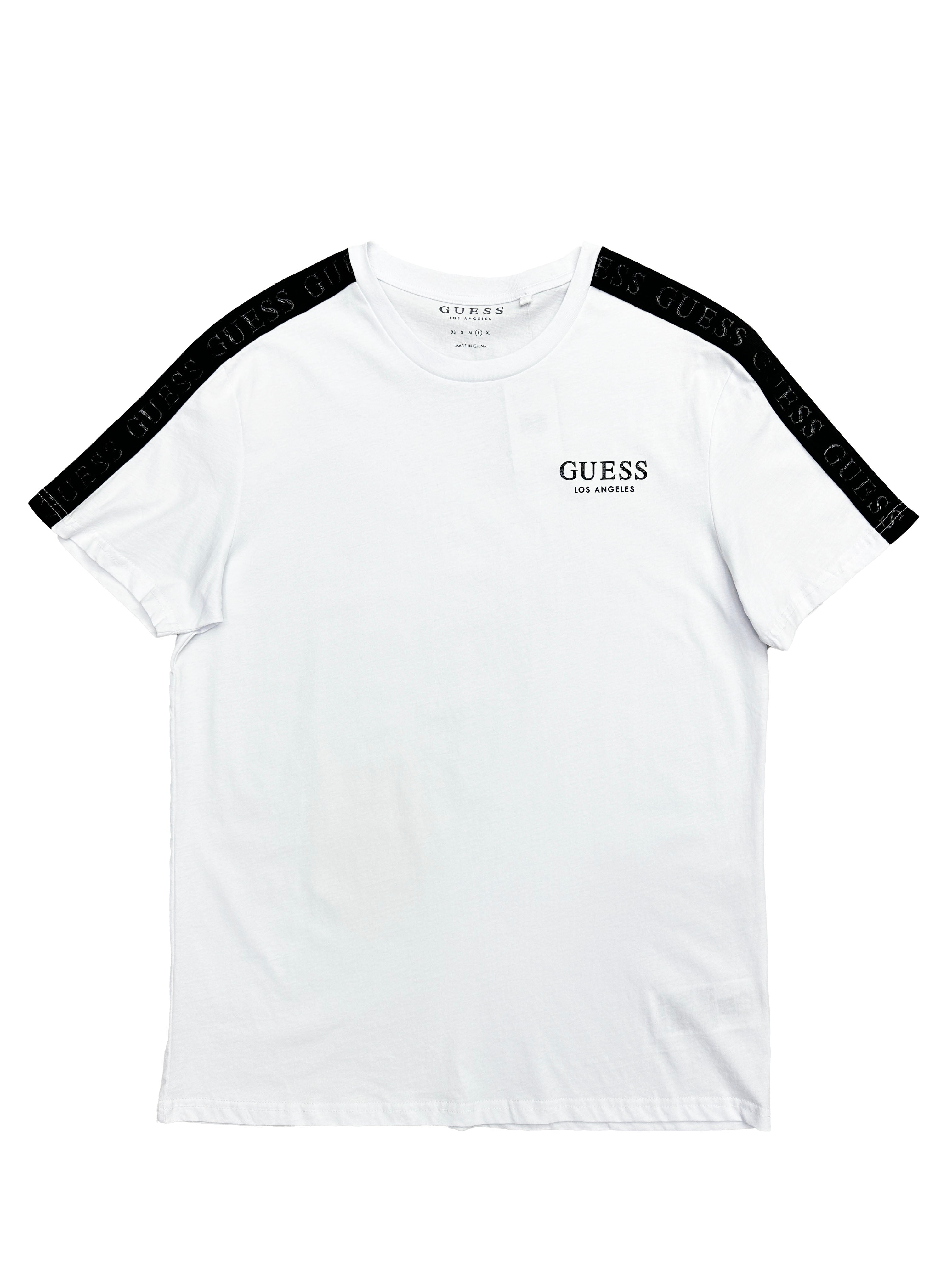 Polera Guess L.A Logo hombro Engom 'Blanca'