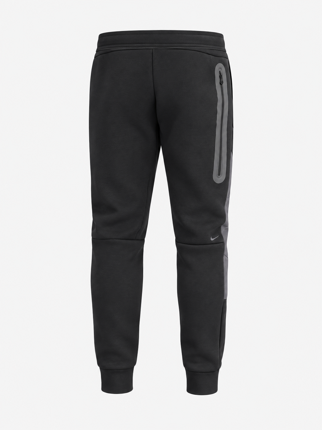 Pantalon buzo Nike Tech Fleece Kids (Gris/Grafito/ Swoosh amarillo)