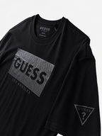 Polera Guess Box Logo estampado Los Angeles ‘Negra’