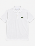 Polera Polo Lacoste logo Rug 'blanca'