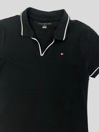 Vestido Tommy Hilfiger polo lineal  ‘Negro’