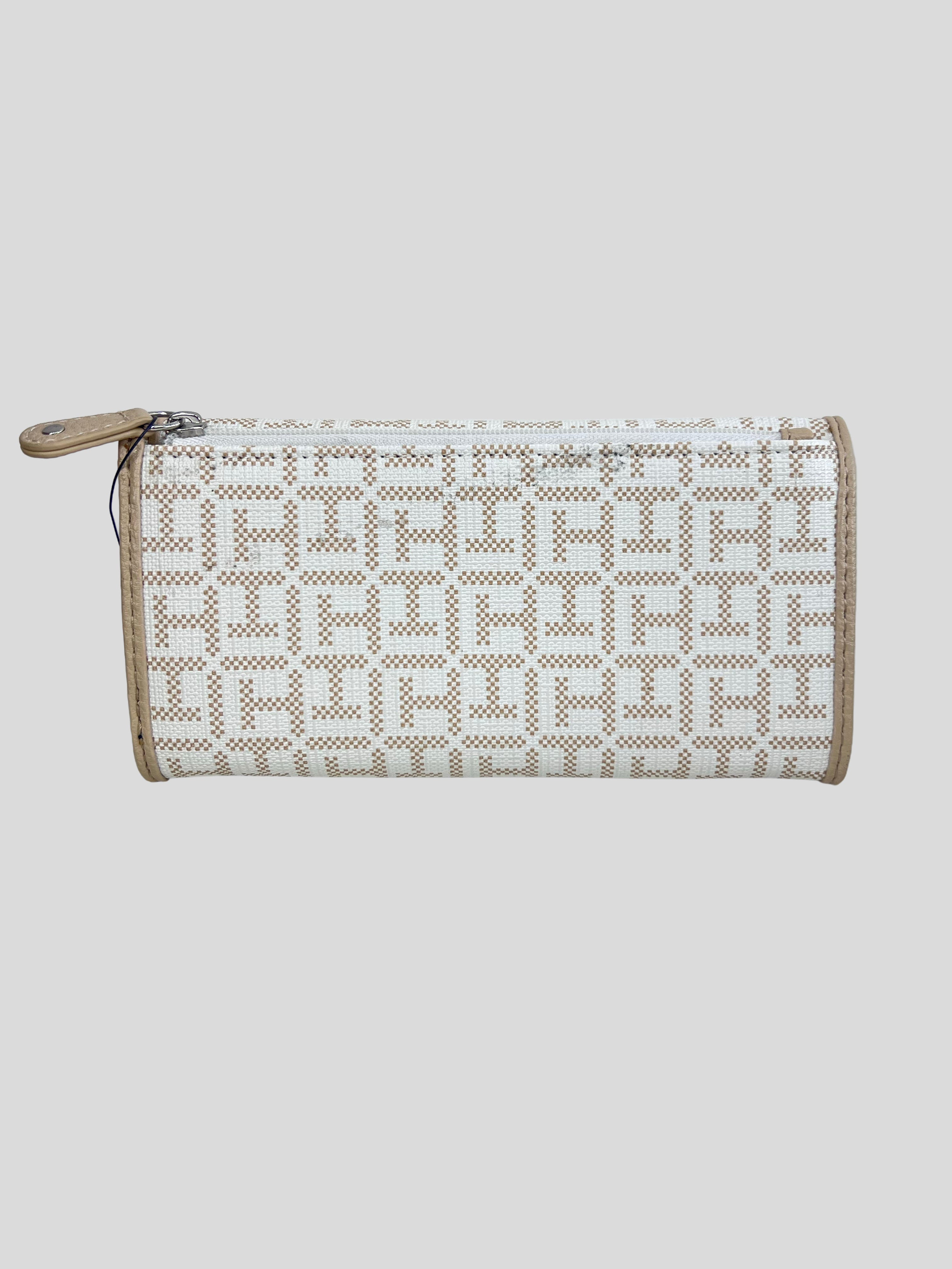 Porta documentos Tommy Hilfiger Monograma TH bordes cream 'Blanco/Beige'
