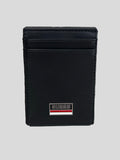 Tarjetero Guess eco cuero Logo relieve tricolor ‘Negro’