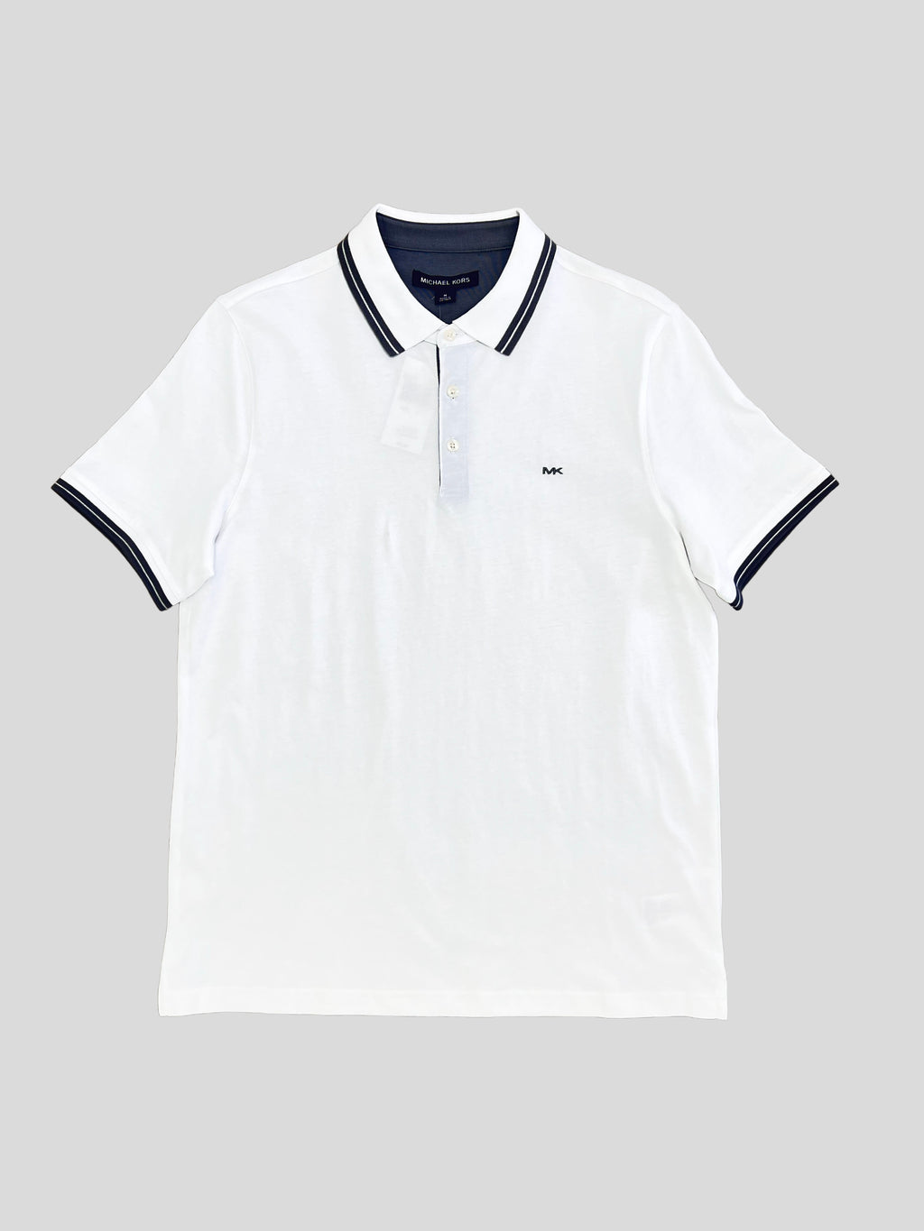 Polera Polo Michael Kors line hombro cuello  ‘Blanca’