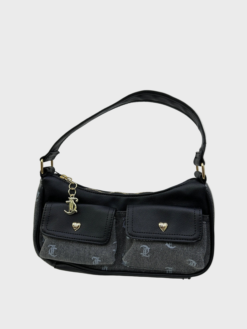 Bolso Handbag Juicy Couture c/bolsillo  ‘Negro/Denim’