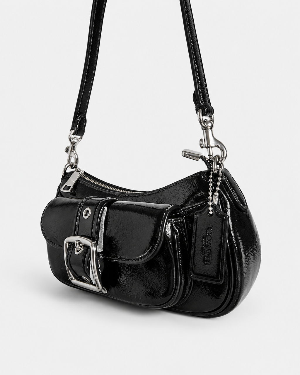 Bolso Shoulderbag COACH Patent ‘Negro’