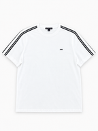 Polera Michael Kors Mk diseño lineal en Hombros ‘Blanca’