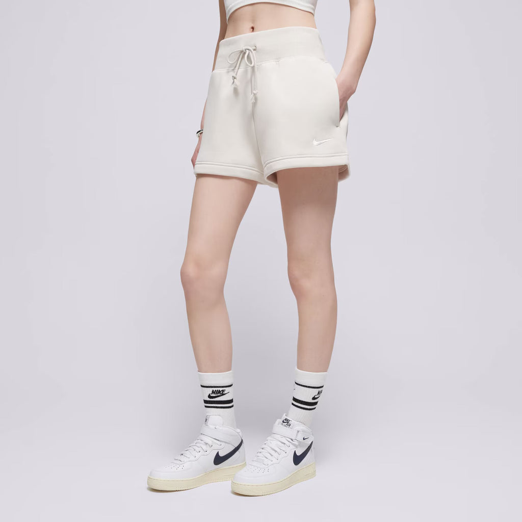 Short Nike Swoosh bordado ‘beige’ Mujer
