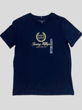 Polera Tommy Hilfiger New York Logo estampado dorado ‘Azul oscuro’