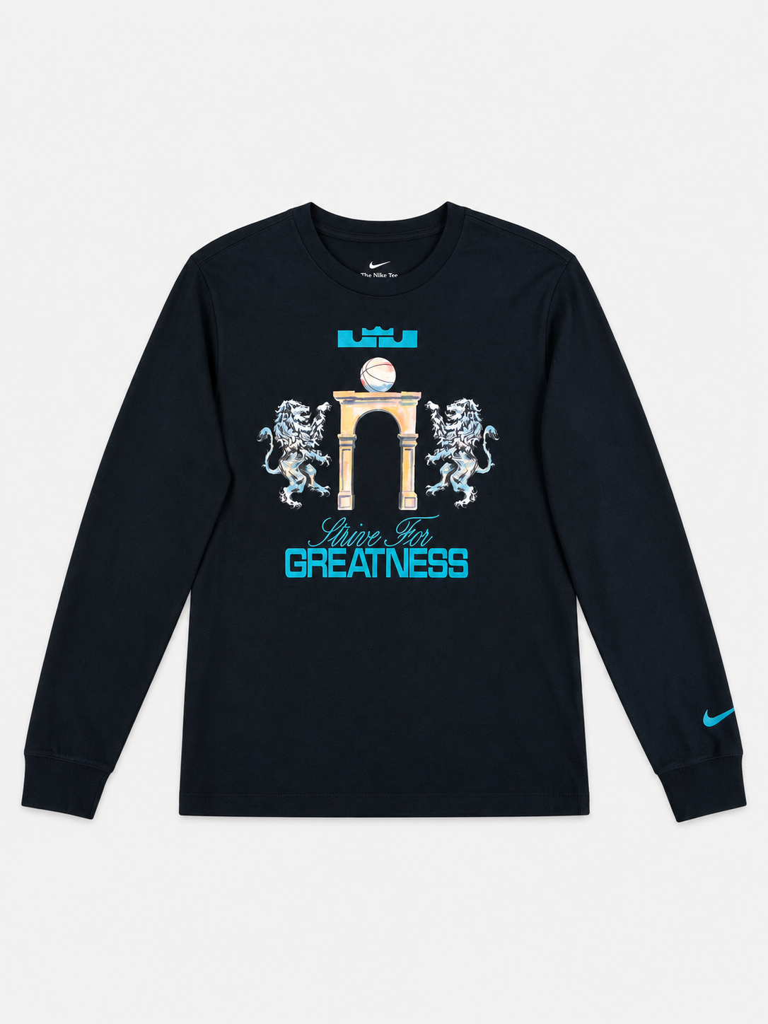 Polera Nike Lebron Swoosh 'negra'