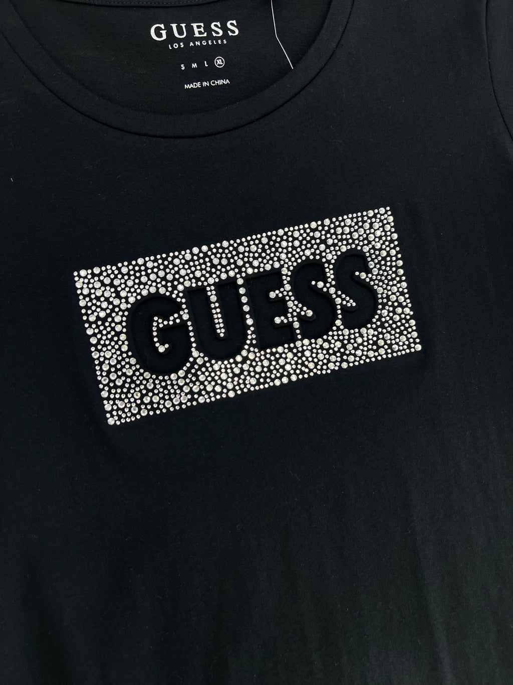Polera Guess estampado reflejo ‘Negro’