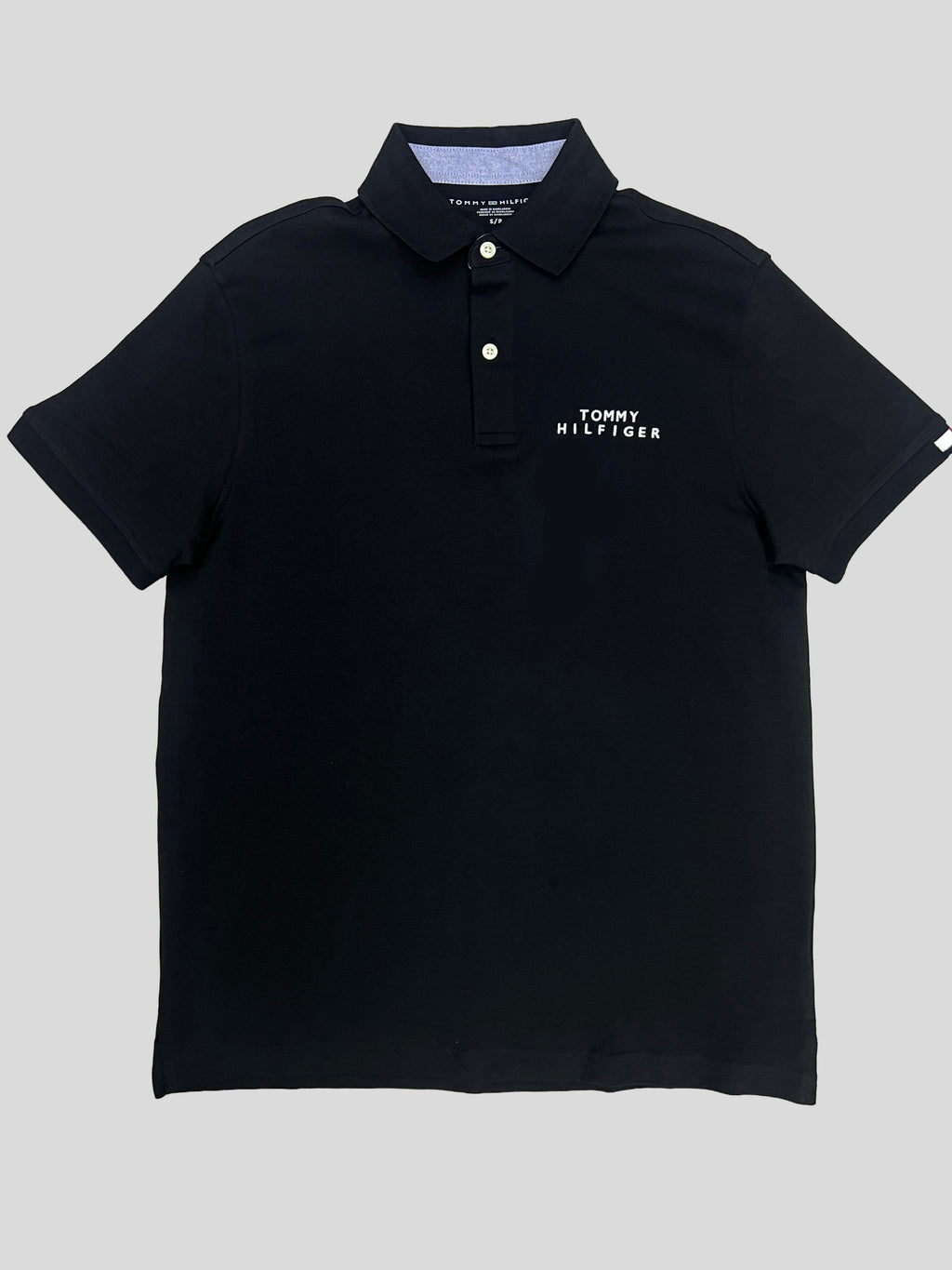 Polera Polo Tommy Hilfiger Logo bordado 'Negra’