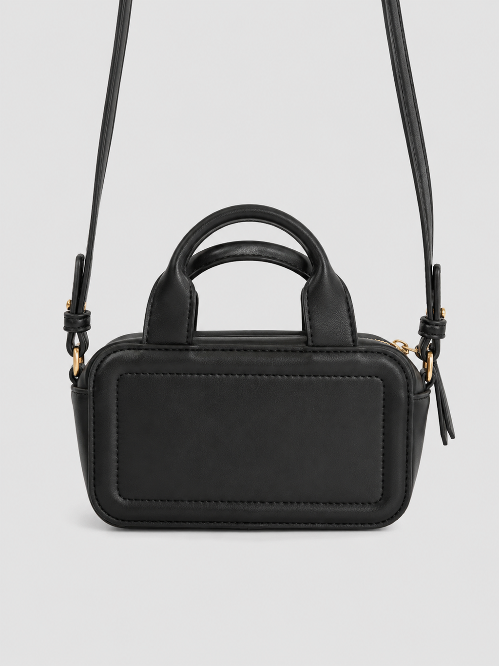 Bolso Crossbody pequeño Calvin Klein ecocuero  Logo front ‘Negro’