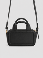 Bolso Crossbody pequeño Calvin Klein ecocuero  Logo front ‘Negro’