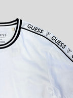 Polera Guess Los Ángeles C/franja HM ‘Blanca’