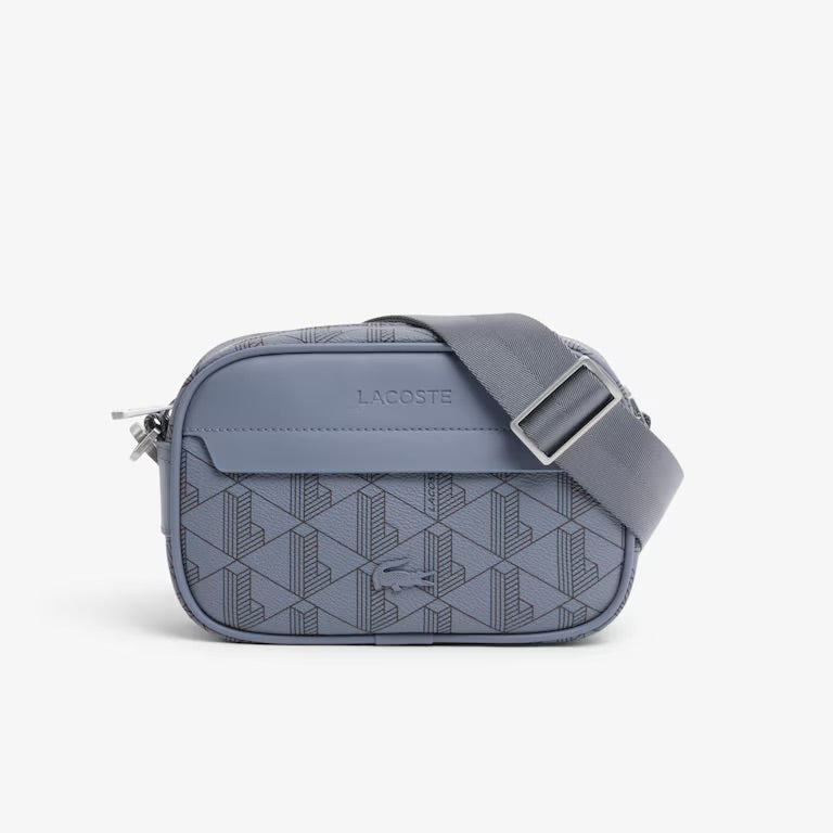 Bolso crossbody Lacoste 'Gris Azulado'