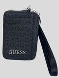 Tarjetero Guess C/cierre Letter Logo Monograma ‘Negro’