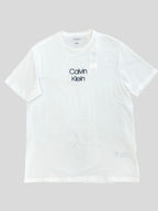 Polera Calvin Klein Logo bordado front ‘Blanca’