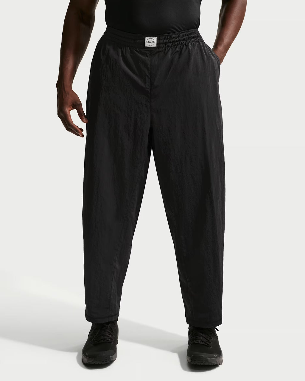 Pantalon Nike Dri-Fit woven Swoosh bordado ‘Negro’