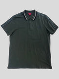 Polera Polo Guess Logos en Hombro rubber 'Verde oscuro'