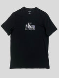 Polera Calvin Klein Logo blanco C/ negro ‘Negro’