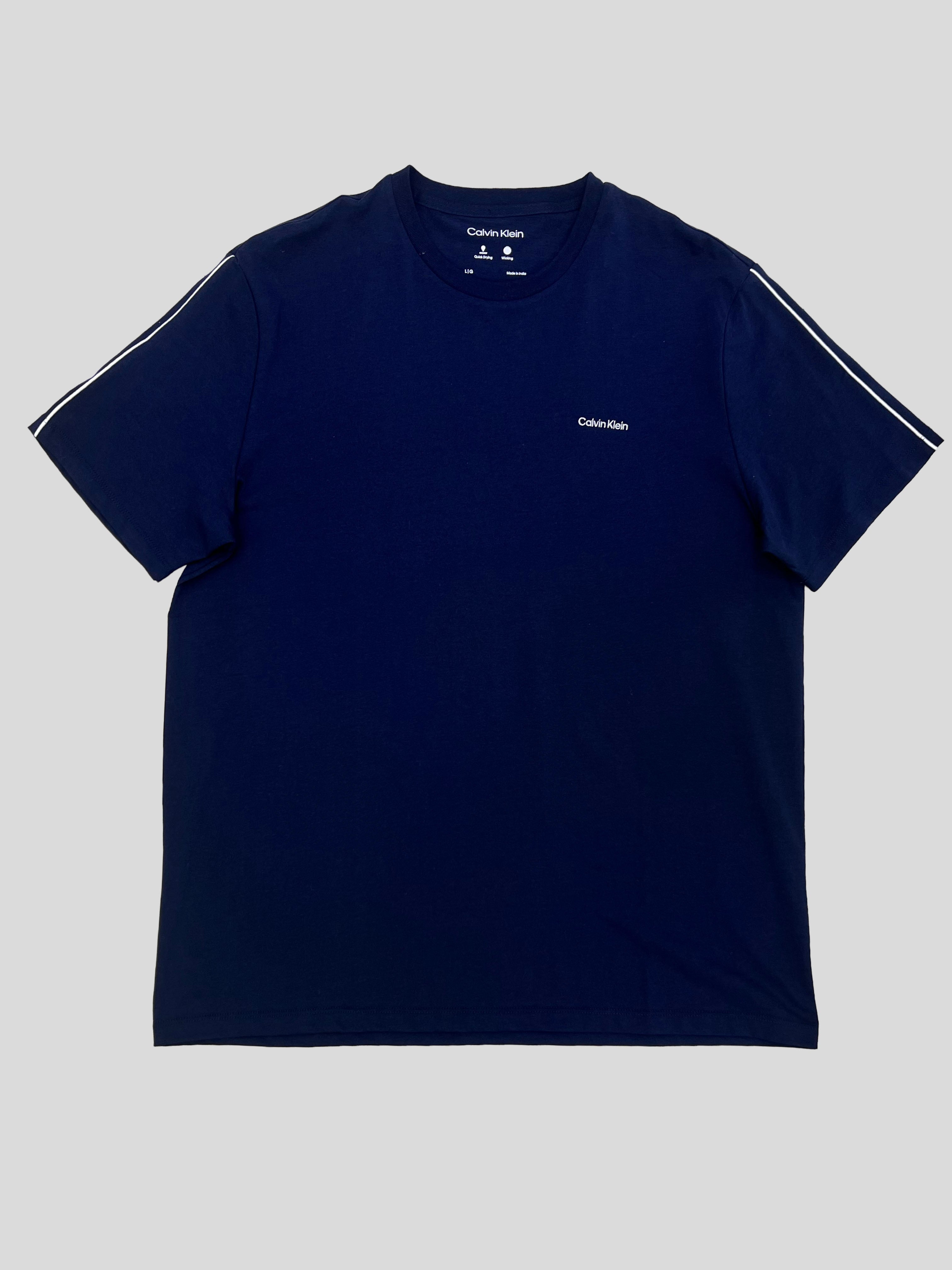 Polera Calvin Klein logo bordado ‘Azul Navy’