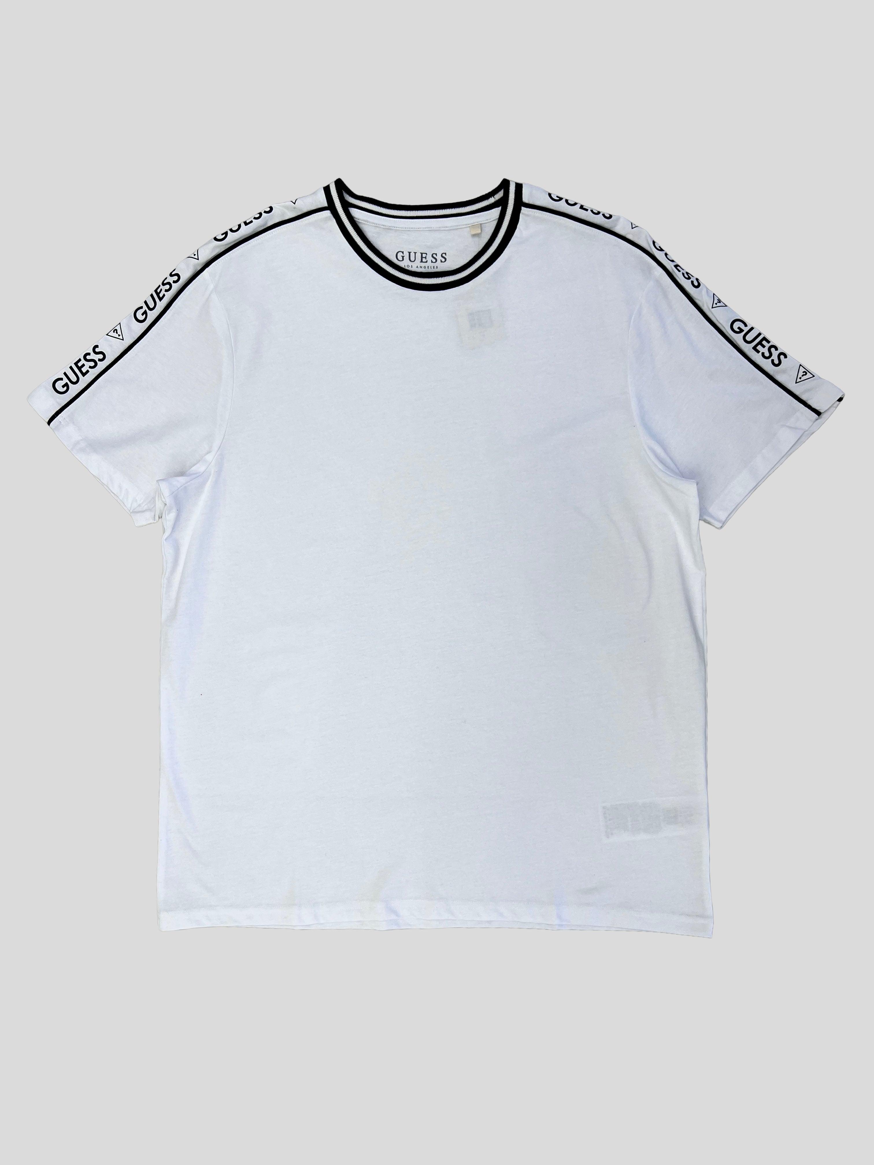 Polera Guess Los Ángeles C/franja HM ‘Blanca’