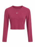 Polera Nike Mujer swoosh bordado ’Rosa’