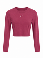 Polera Nike Mujer swoosh bordado ’Rosa’