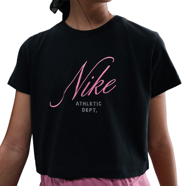 Polera Nike Athletic Dept. Logo ‘Negra’ Niña