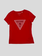 Polera Guess? Logo crystal front ‘Roja’