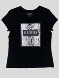 Polera Guess Box logo brillo ‘Negra’
