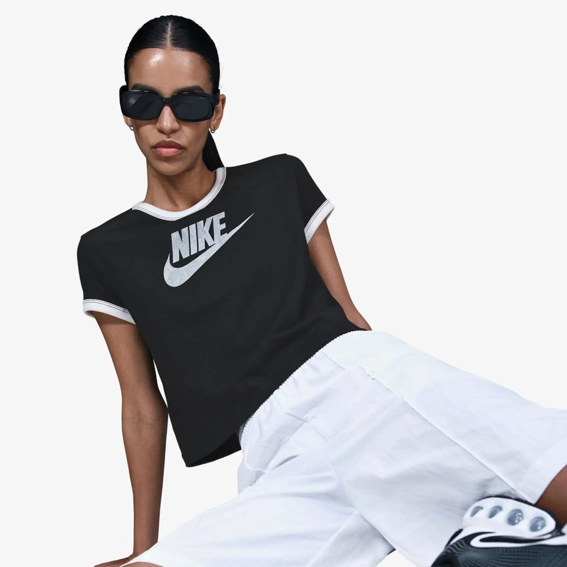 Polera Nike Vntg Logo Mujer ‘Negra’