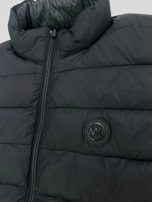 Chaqueta sin manga Michael Kors Reversible monogram 'Negra'