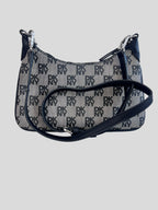 Cartera DKNY ‘Gris C/franja negra y blanca’
