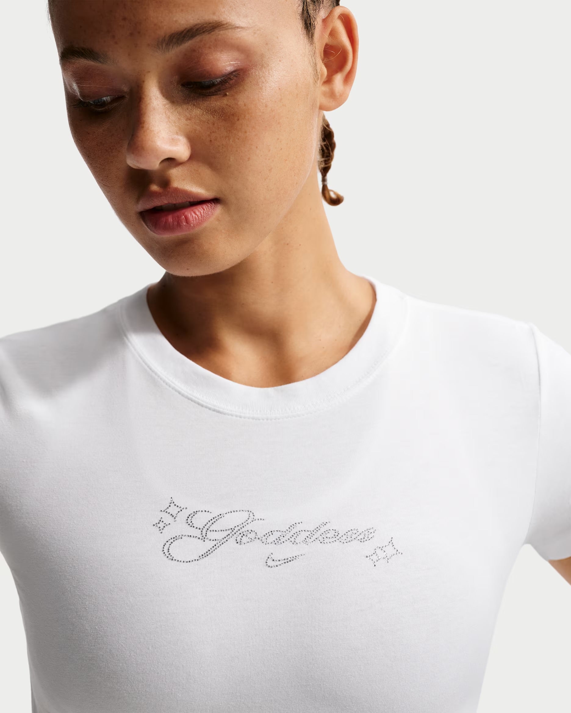 Polera Nike Logo Goddess Mujer ‘blanca’