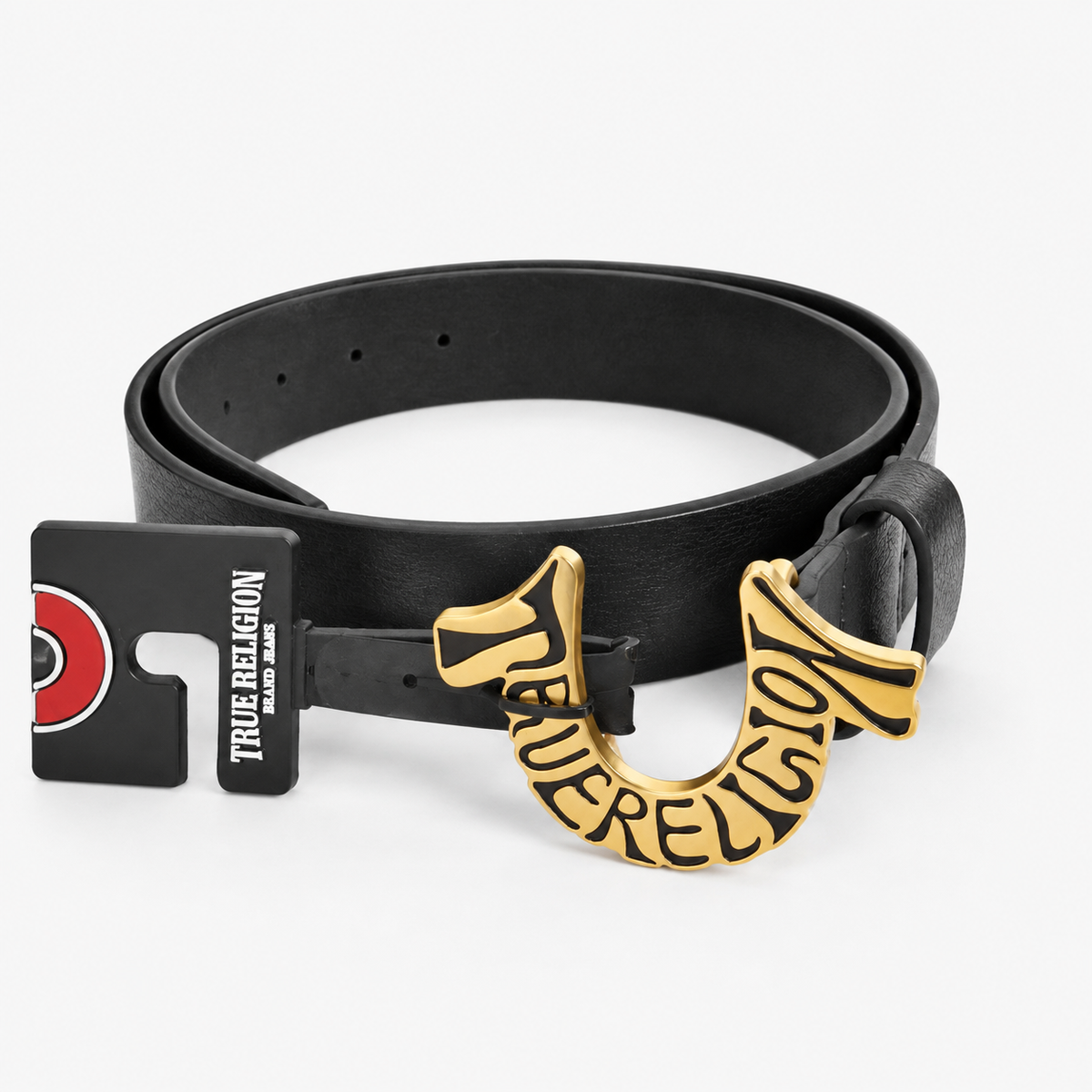 Cinturon True Religion Hebilla logo U Letras ‘Negro’
