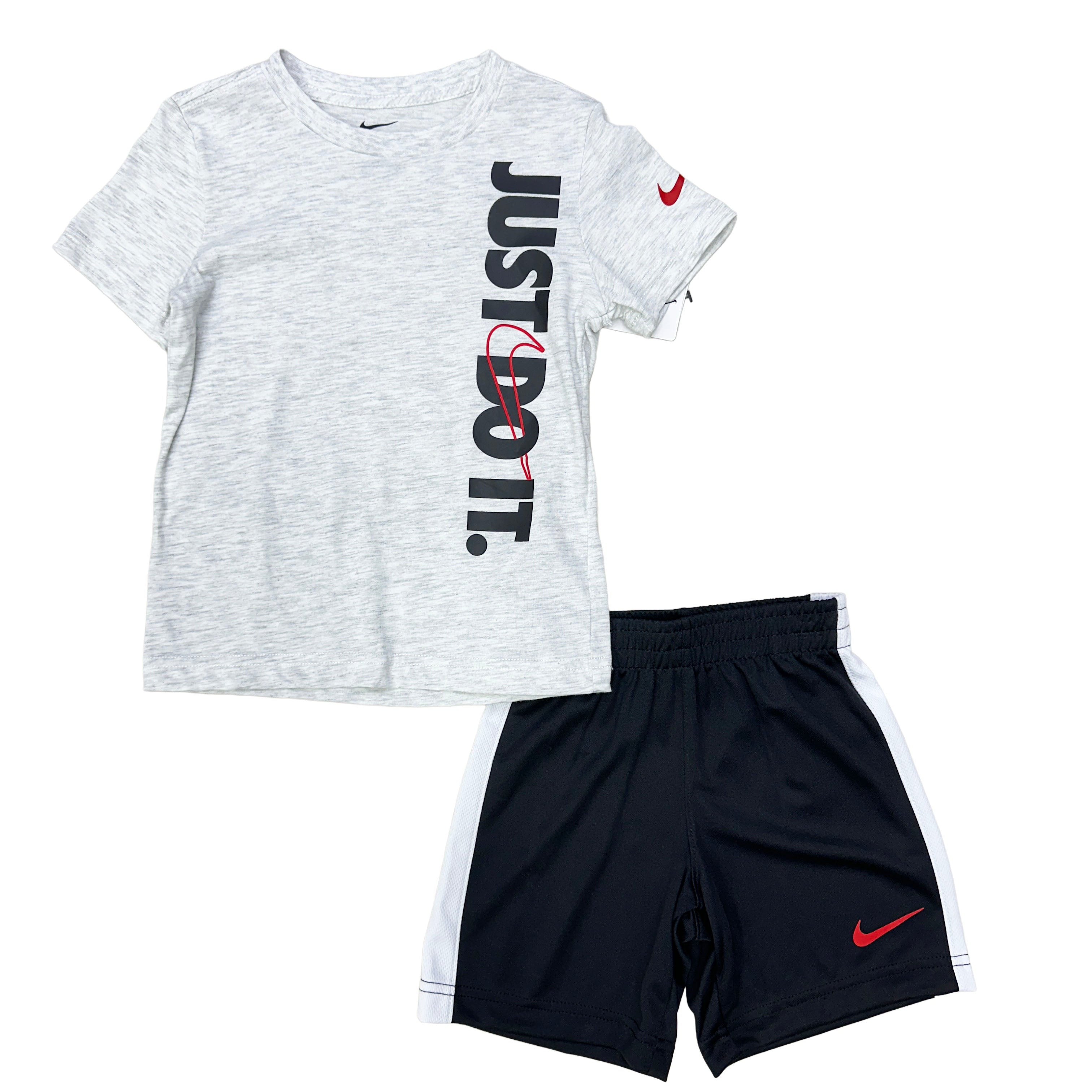 Conjunto Nike JDI Infantil 'Gris/Negro'