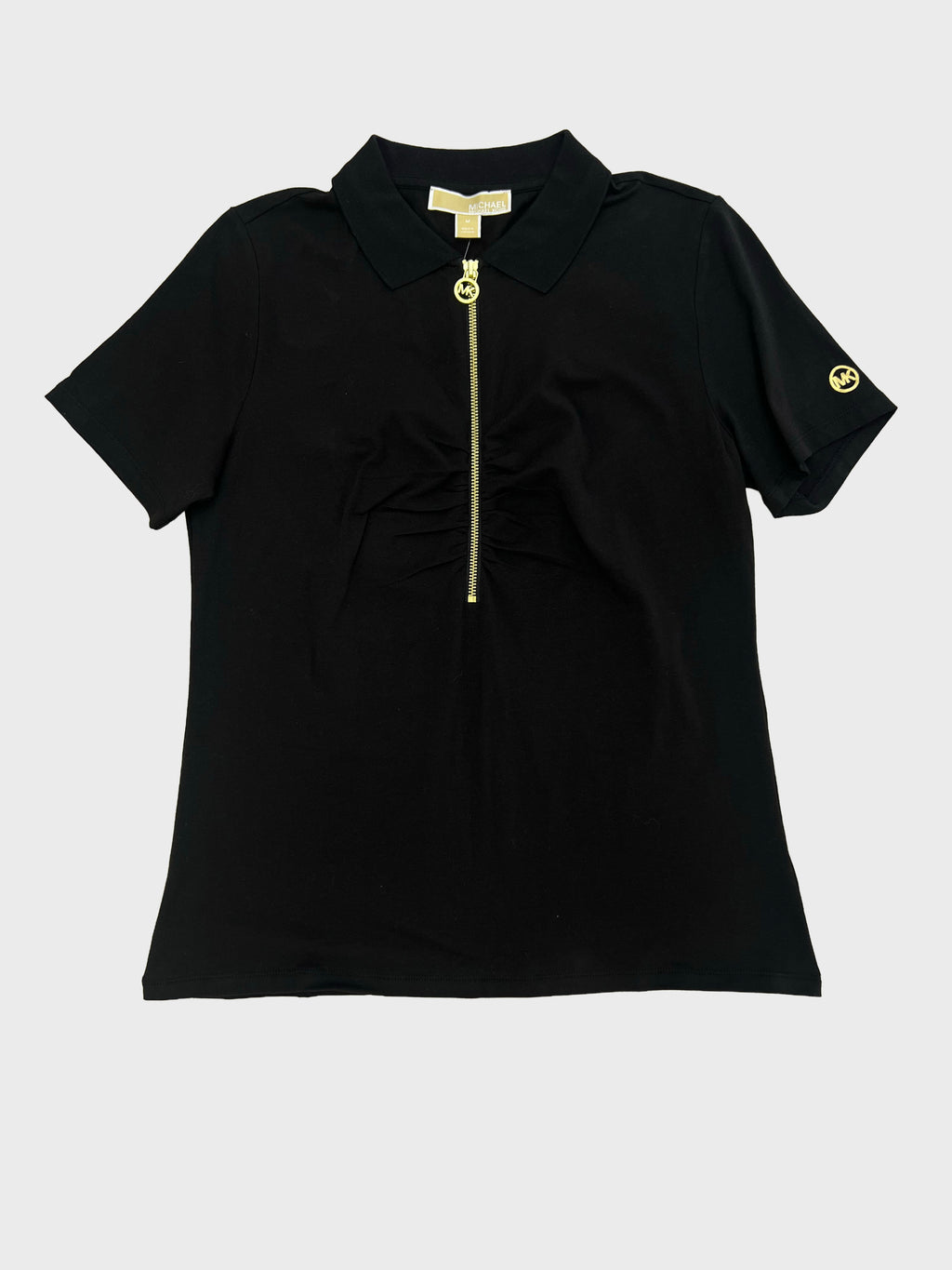 Polera Michael Kors polo c/cierre ‘Negra’