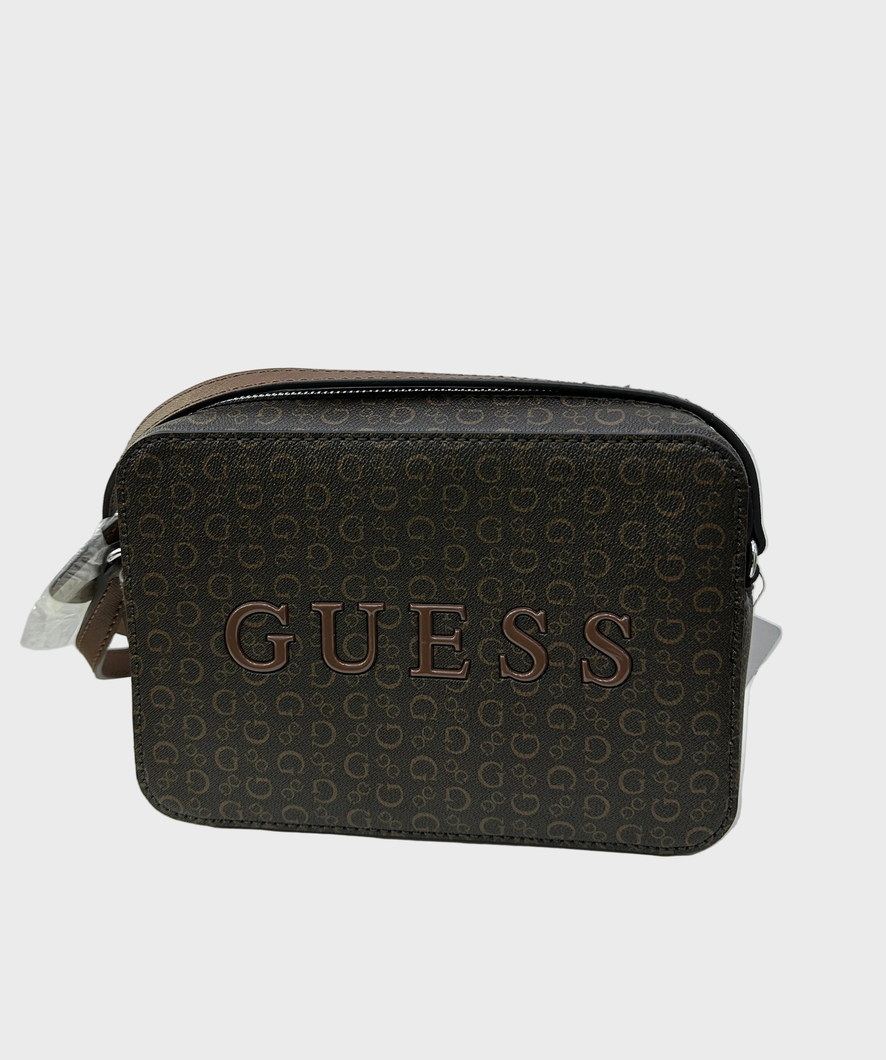 Bolso Crossbody Guess Logo Grande ‘Cafe’