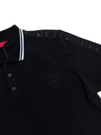 Polera Polo Guess Logos Hombro engo 'Negra'