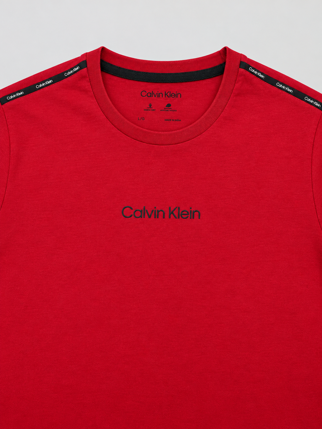 Polera Michael Kors MK logo diseño hombros  ‘Rojo’