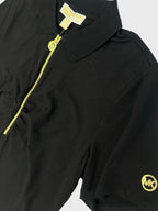 Polera Michael Kors polo c/cierre ‘Negra’