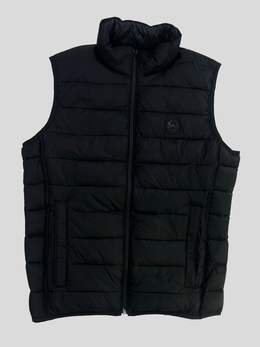 Chaqueta sin manga Michael Kors Reversible monogram 'Negra'