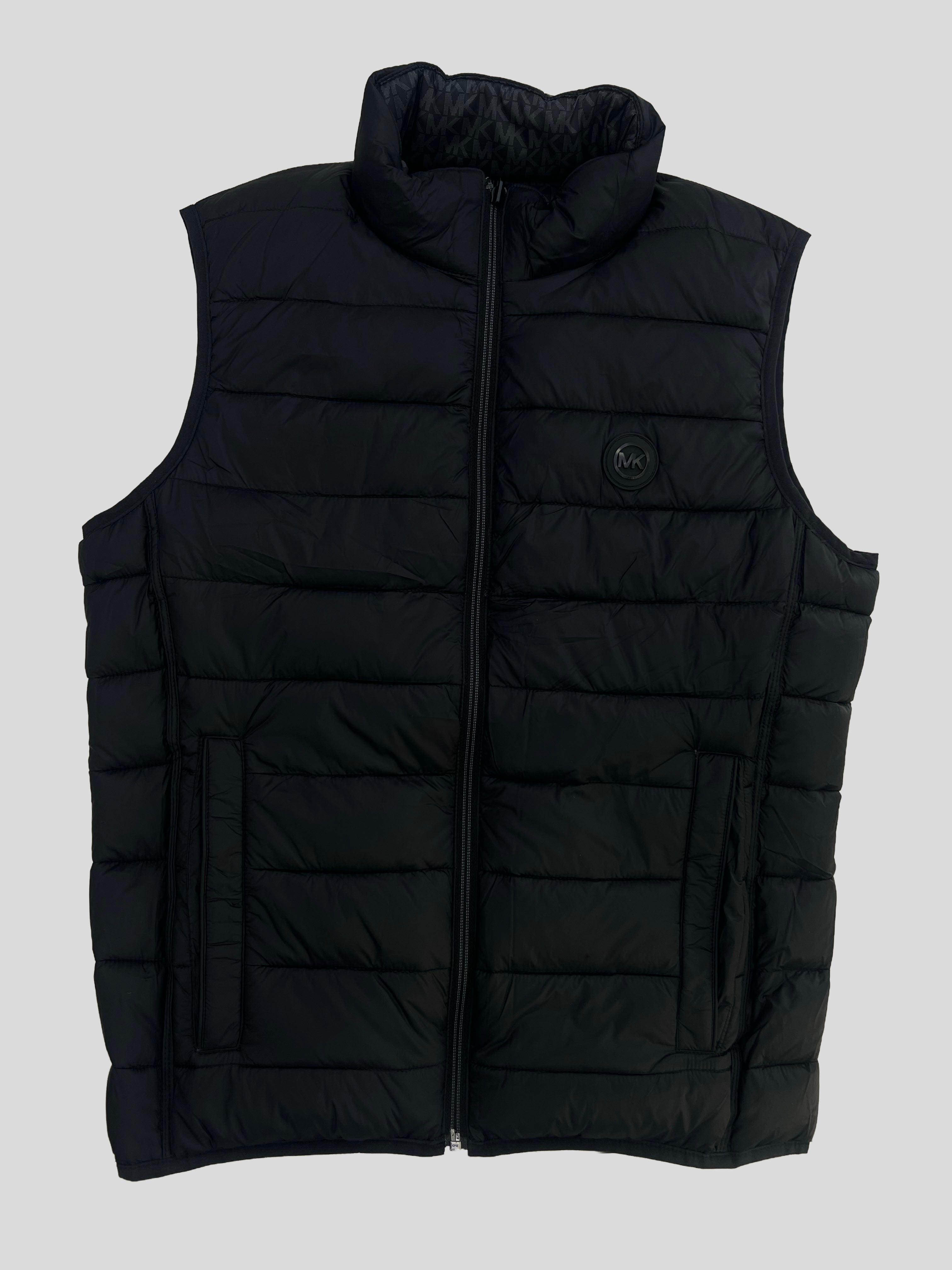 Chaqueta sin manga Michael Kors Reversible monogram 'Negra'