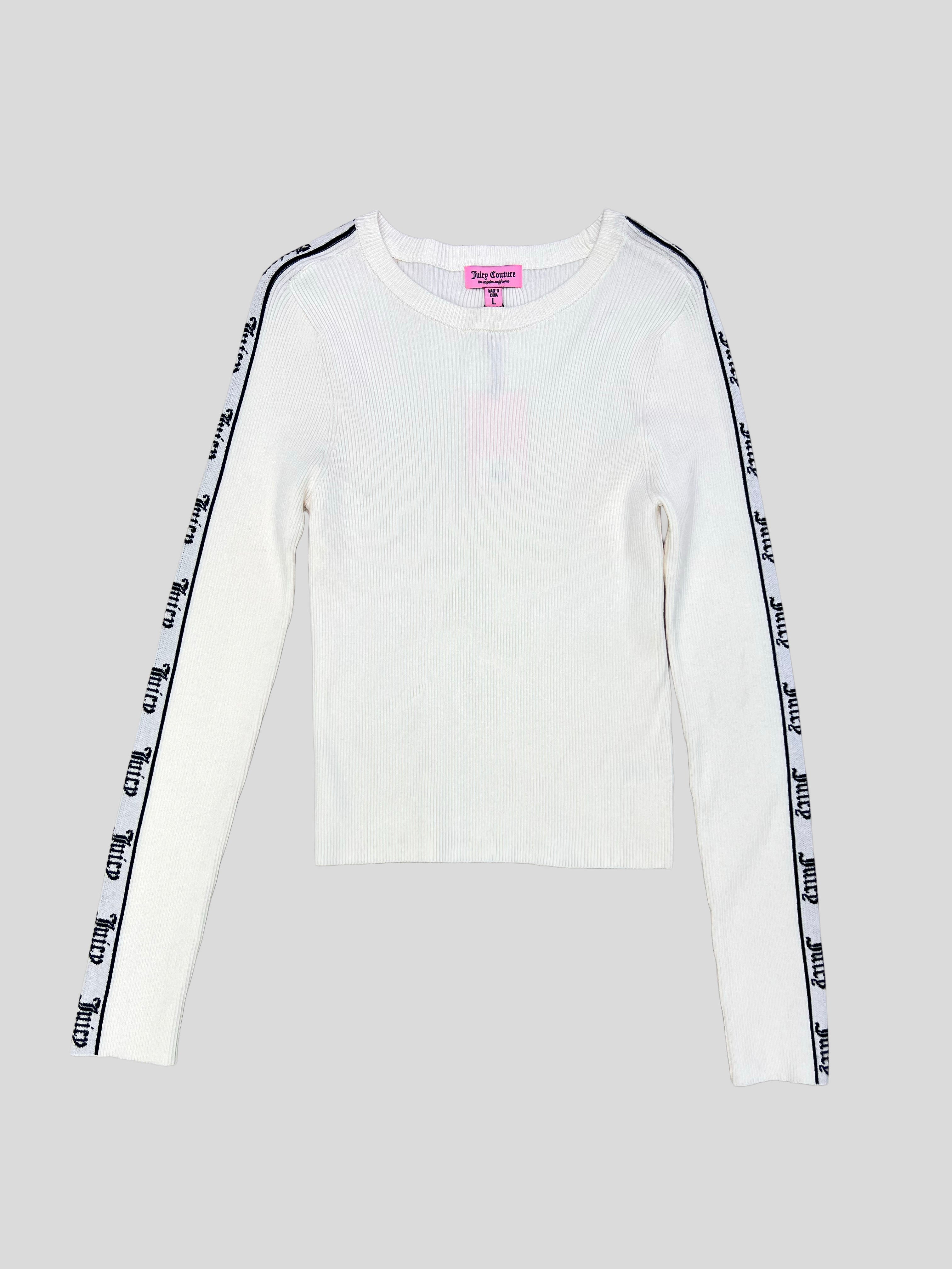 Sweater Juicy Couture Logo Brazos ‘Blanca'