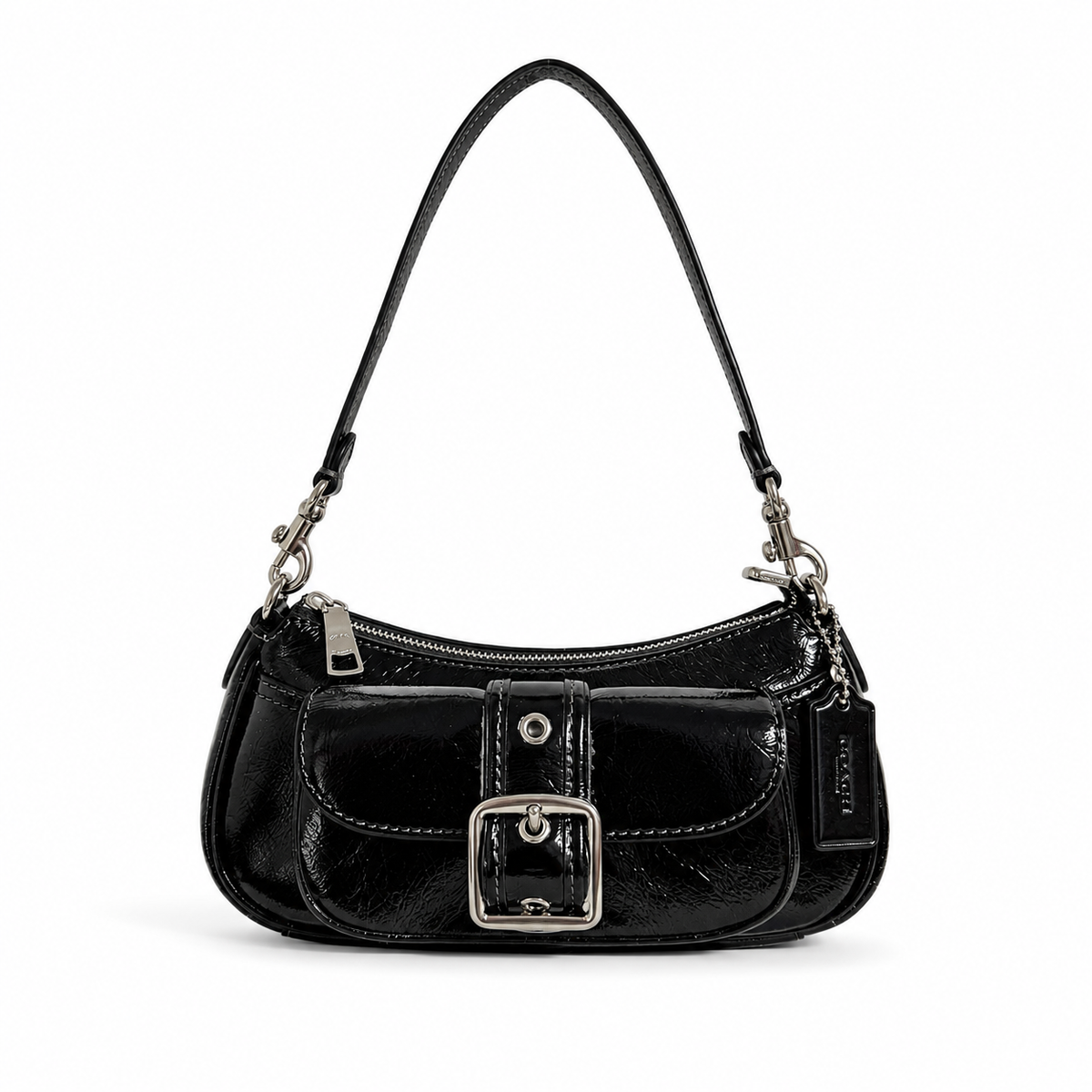 Bolso Shoulderbag COACH Patent ‘Negro’